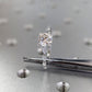 2 Carat Cushion Cut Moissanite engagement Ring  customdiamjewel   