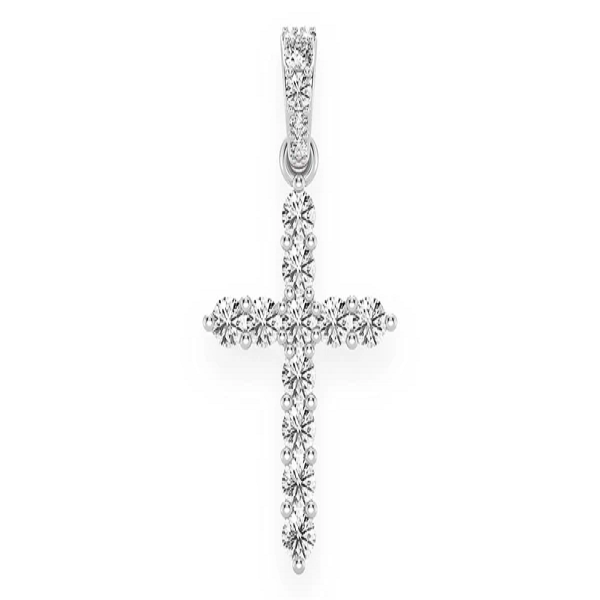 Hop Hop 0.50CTW Basket Cross Pendant  customdiamjewel   