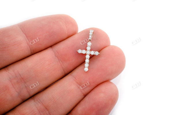 Hop Hop 0.50CTW Basket Cross Pendant  customdiamjewel   