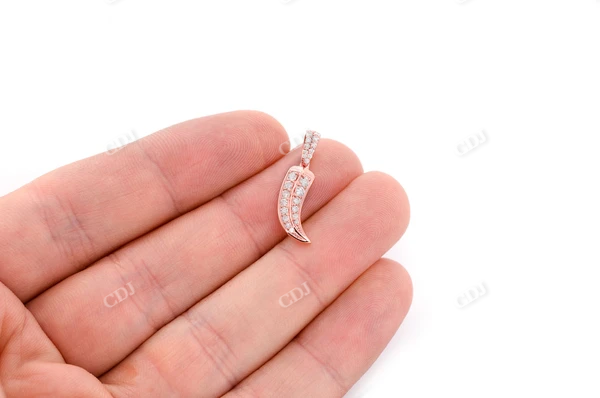 0.25CTW Roman Claw Hip Hop Pendant  customdiamjewel   