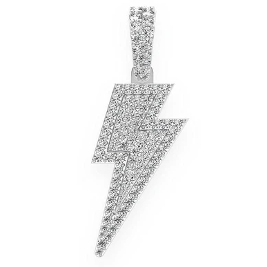 1.25CTW Blast Lightning Bolt Pendant  customdiamjewel   