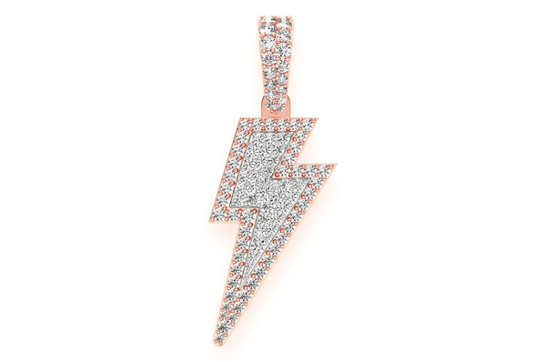 1.25CTW Blast Lightning Bolt Pendant  customdiamjewel   