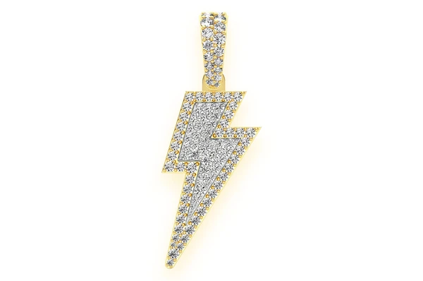 1.25CTW Blast Lightning Bolt Pendant  customdiamjewel   