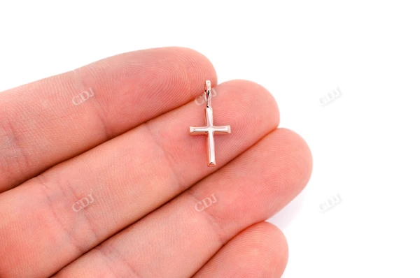 Angled Cross Pendant  customdiamjewel   