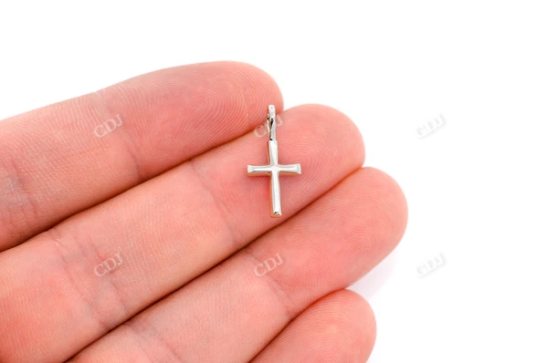 Angled Cross Pendant  customdiamjewel   