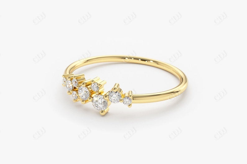 0.30CTW Lab Grown Diamond Cluster Ring  customdiamjewel   