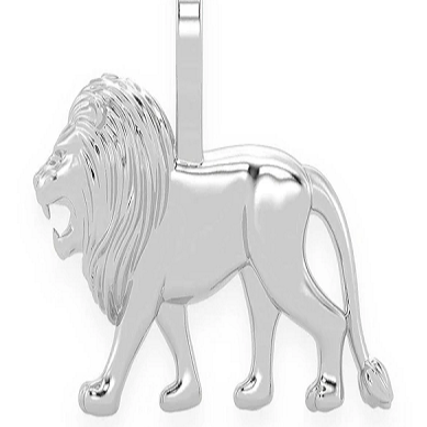 Solid Lion Pendant  customdiamjewel   