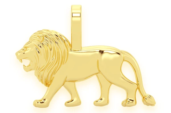 Solid Lion Pendant  customdiamjewel   