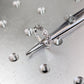 0.09CT Round Lab Grown Diamond Vintage Filigree Band  customdiamjewel   