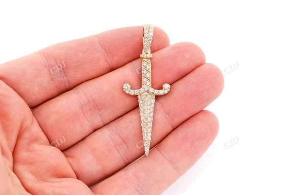 1.60CTW Dagger Pendant  customdiamjewel   