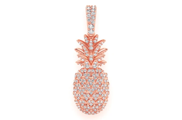 0.60CTW Pineapple Pendant  customdiamjewel   