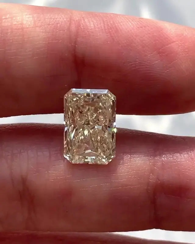 2.20CT Radiant cut Colorless Loose Moissanite  customdiamjewel   