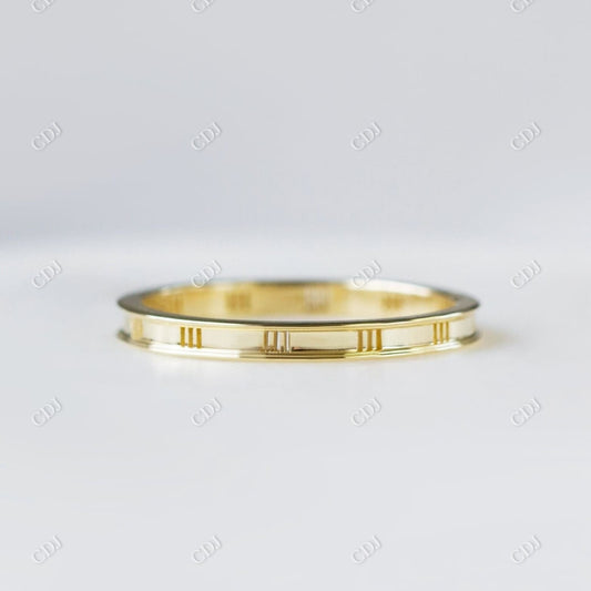 Simple Eternity Yellow Gold Stackable Matching Wedding Band  customdiamjewel   