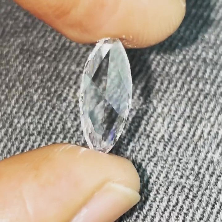 2.50CT Marquise Rose Cut Loose Moissanite  customdiamjewel   