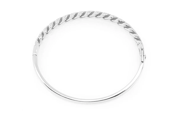 High Quality Diamond Cuban Bangle Bracelet  customdiamjewel   