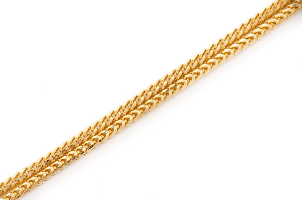 Gold Plated Franco 14K Chain Necklace  customdiamjewel   