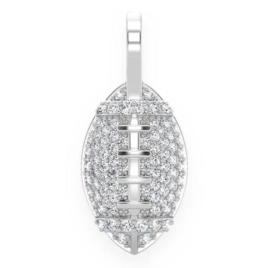 0.40CTW American Football Diamond Pendant  customdiamjewel   