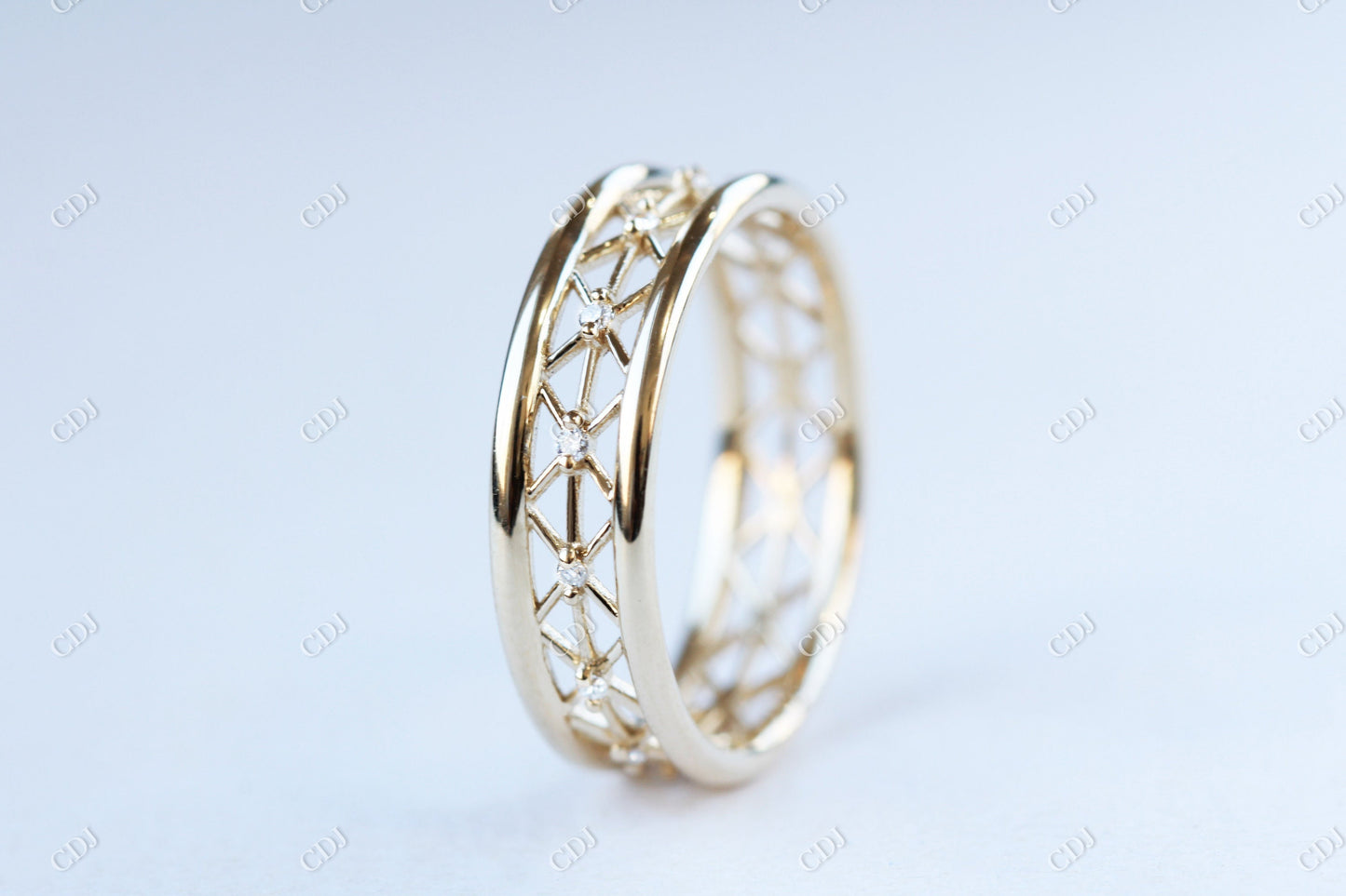 Alternative Unique Full Eternity Bridal Wedding Band  customdiamjewel   