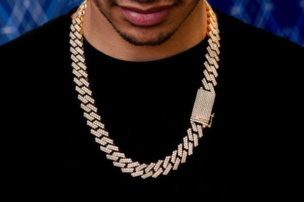 Hip Hop Style Miami Cuban Link Chain Necklace  customdiamjewel   