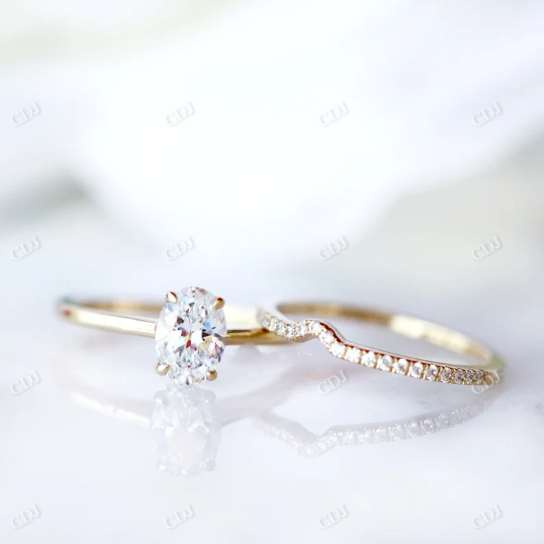 Tiny Lab Grown Diamond Curved Wedding Band  customdiamjewel   