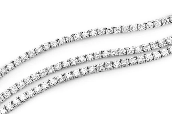 Moissanite Diamond Three Row Prong Set Tennis Bracelet  customdiamjewel   