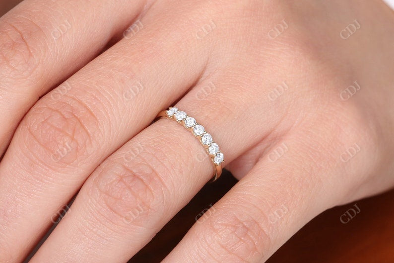 0.45CTW Antique Cut Natural Diamond Solid Gold Wedding Band  customdiamjewel   