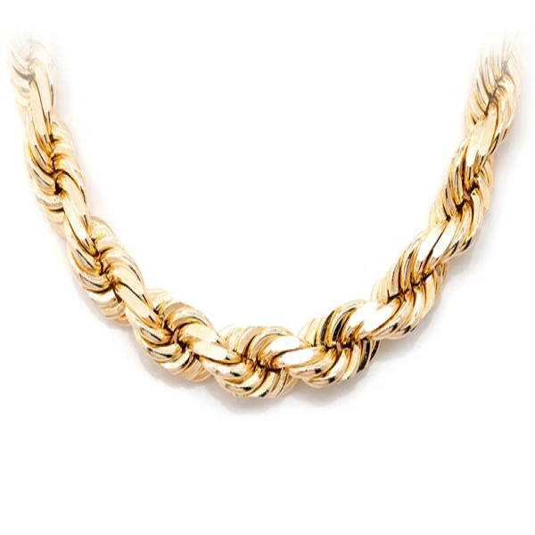 Gold Rope 14K Bracelet For Men  customdiamjewel   