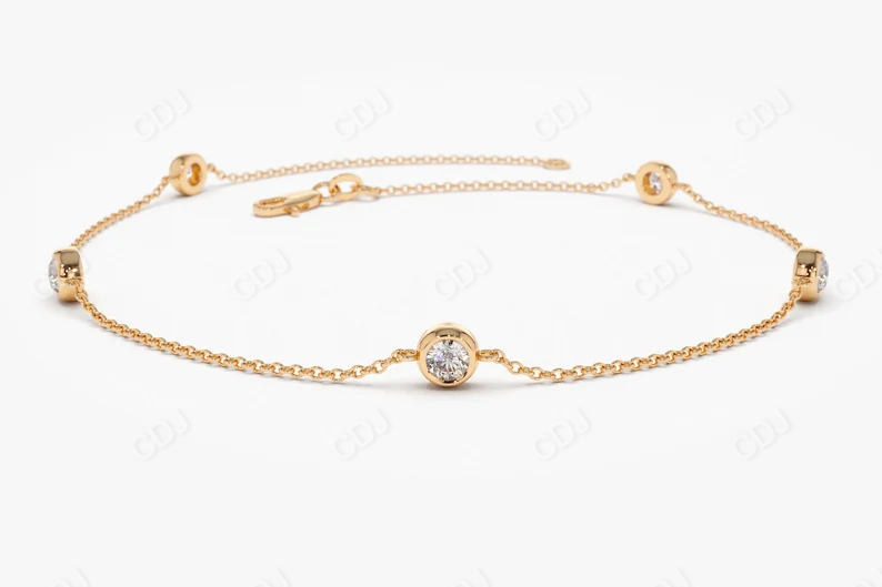 0.50ctw 14k Gold Lab Grown Diamond Bracelet  customdiamjewel   