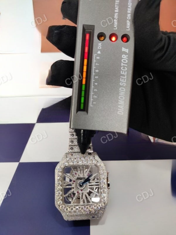 Cartier Diamond Hip Hop Watch(28 to 30 CTW Approx.)  customdiamjewel   