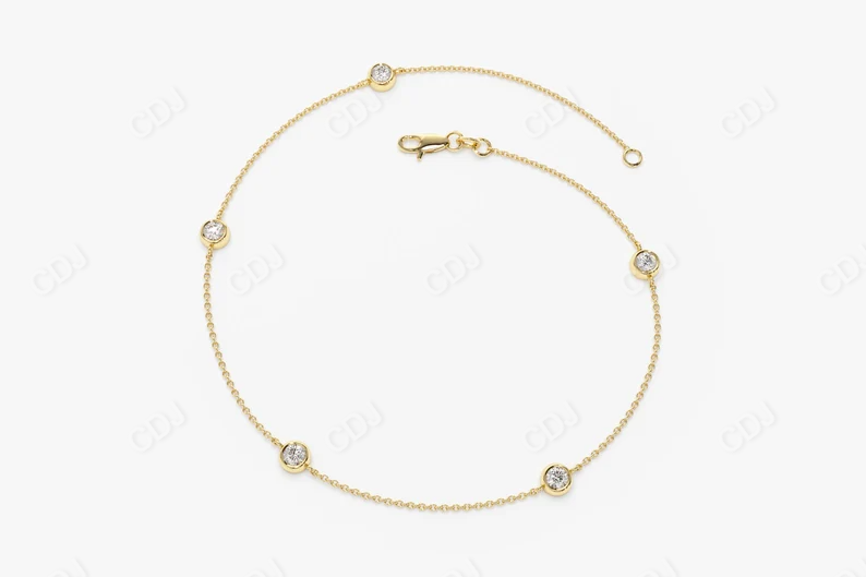 0.50ctw 14k Gold Lab Grown Diamond Bracelet  customdiamjewel   