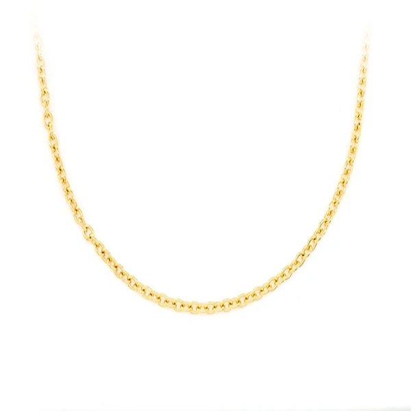 Rolo 14K Yellow Gold Chain  customdiamjewel   