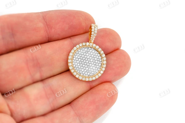 2.00CTW Pave Medallion Hip Hop Pendant  customdiamjewel   