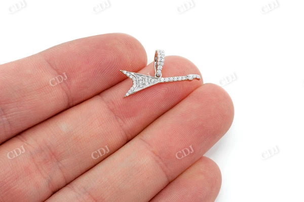 0.15CTW Flying V Guitar Hip Hop Pendant  customdiamjewel   