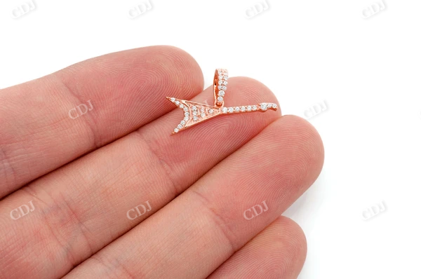 0.15CTW Flying V Guitar Hip Hop Pendant  customdiamjewel   