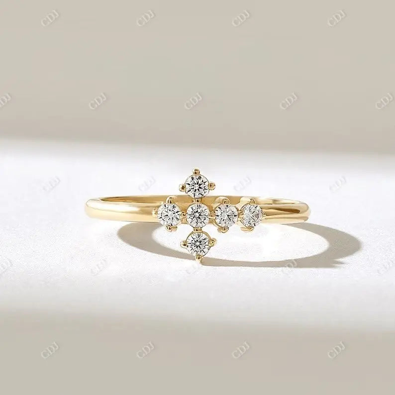 0.18CT Lab Grown Diamond Cluster Ring  customdiamjewel   