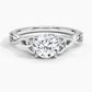 2 CT Lab Grown Diamond Entwined Love Knot Engagement Ring  customdiamjewel   