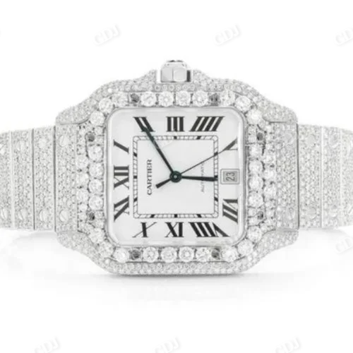 Hip Hop Cartier Diamond Luxury Watch  customdiamjewel   