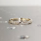 0.14CT Diamond Petite Twist Half Eternity Ring  customdiamjewel   