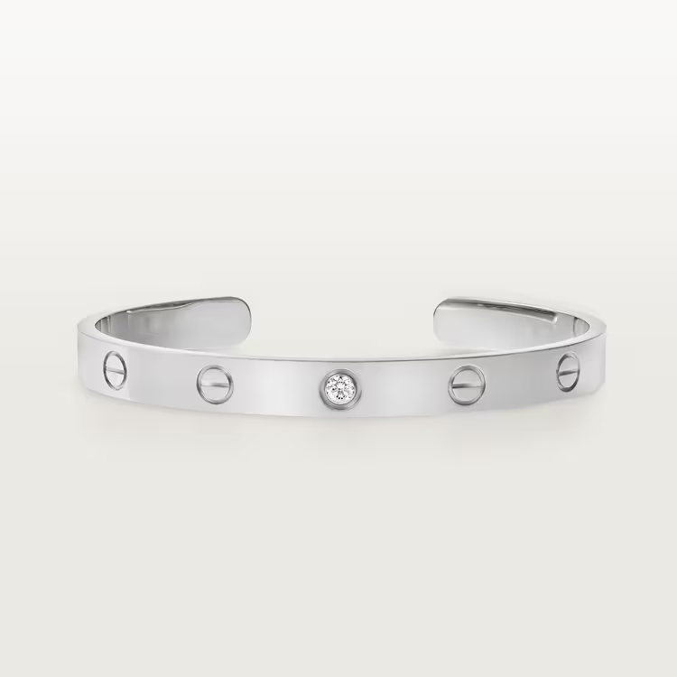 0.10CTW Minus Design Open Bangle Bracelet  customdiamjewel   