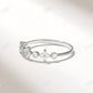 0.15CTW Minimalist Diamond Wedding Band  customdiamjewel 10KT White Gold VVS-EF