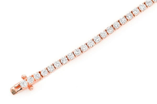 Lab Grown Diamond Dainty Tennis Bracelet  customdiamjewel   