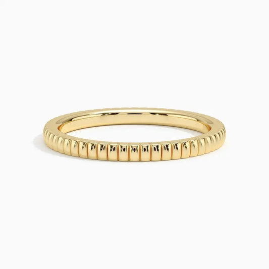 Unique Jade Trau Esthética Wedding Band Woman  customdiamjewel 10KT Yellow Gold 