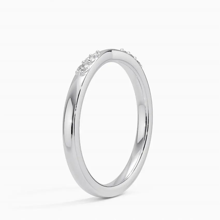 0.06CTW Lab Grown Diamond Wedding Band  customdiamjewel   