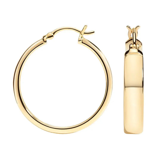 Gold Large Hoop Earrings  customdiamjewel 10KT Yellow Gold 