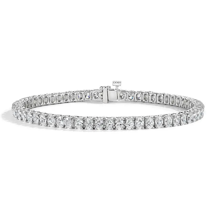 8.00CTW Oval Diamond Tennis Bracelet  customdiamjewel   