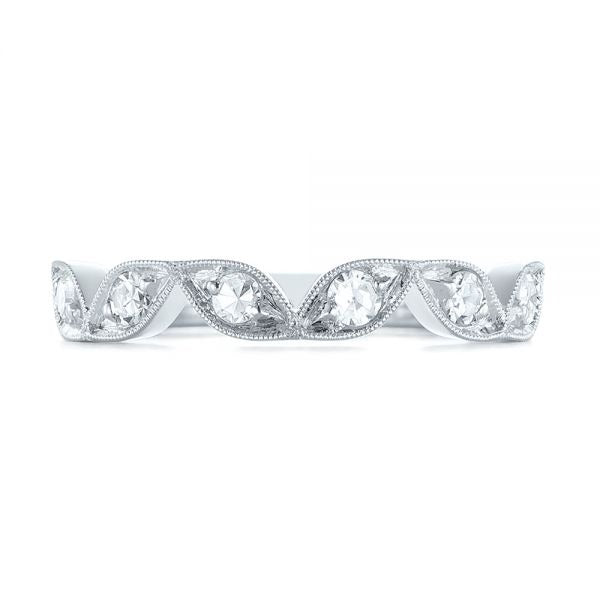 Marquise Shaped Moissanite Wedding Band  customdiamjewel   