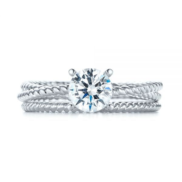 Braided Women's Wedding Band  customdiamjewel   