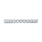 Bezel Set Moissanite Eternity Wedding Band  customdiamjewel 10KT White Gold VVS-EF