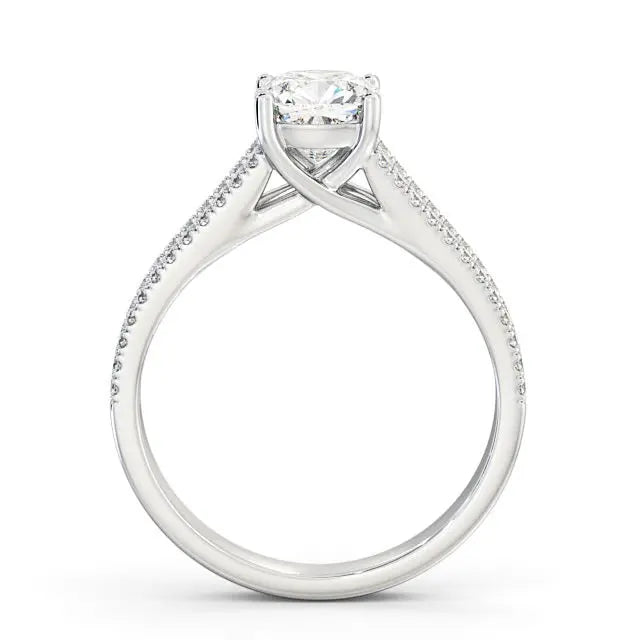 0.90CTW Cushion Lab Grown Diamond Engagement Ring  customdiamjewel   