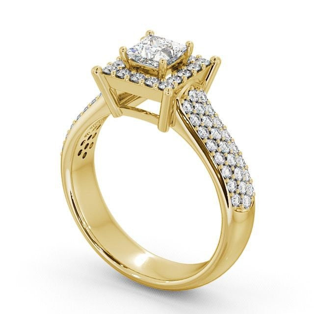 1.00CT Huxley princess Cut Lab Grown Diamond Ring  customdiamjewel   